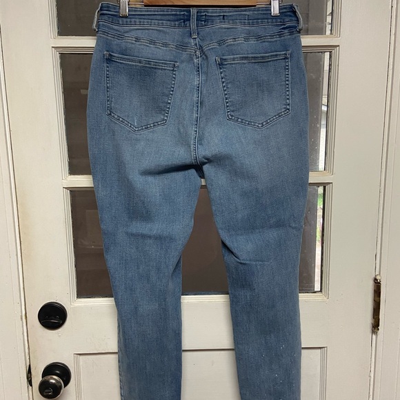 NYDJ Ami Skinny blue denim button fly ankle jeans - Picture 5 of 8